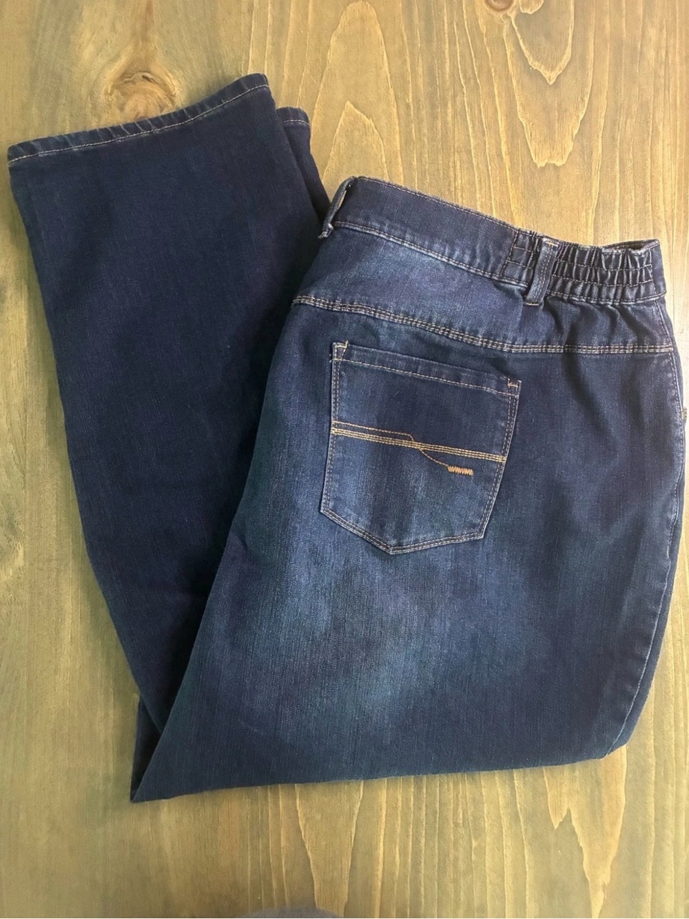 Catherines Women's Jeans Plus Petite Size 26WP Right Fit Curvy Denim